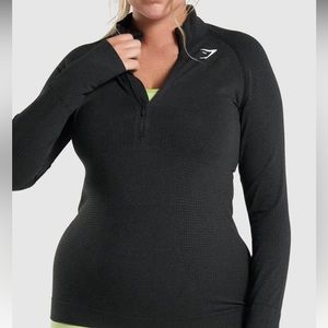 GYMSHARK 🦈 VITAL SEAMLESS 1/2 ZIP-UP / LIKE NEW